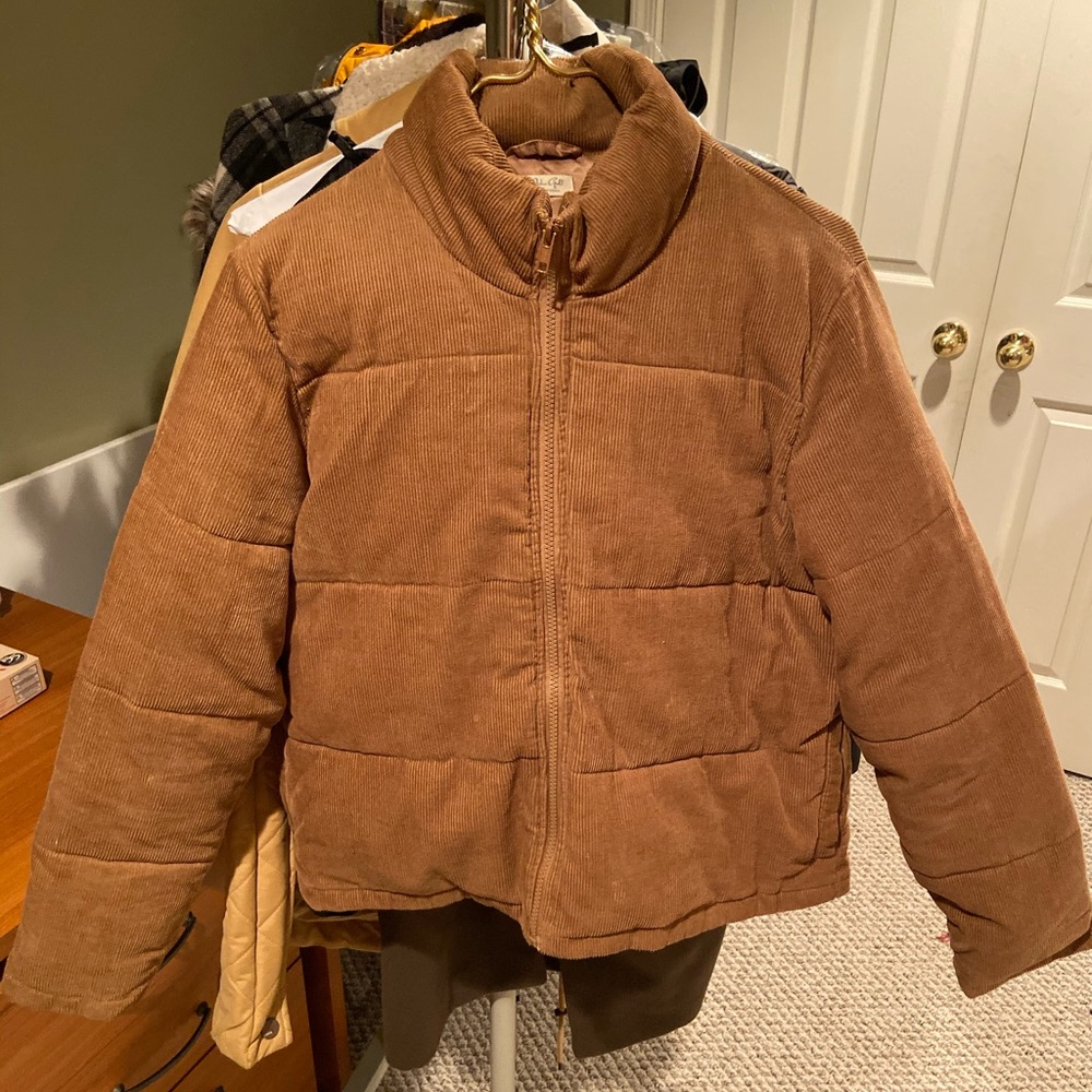 Corduroy Puffer Jacket